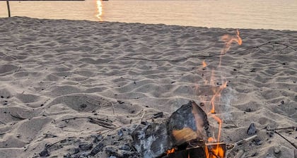 Ontonagon Home w/ Fire Pit - Steps to Beach!
