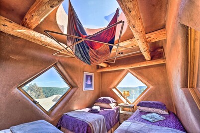 新墨西哥州寧靜度假屋，享全景山景