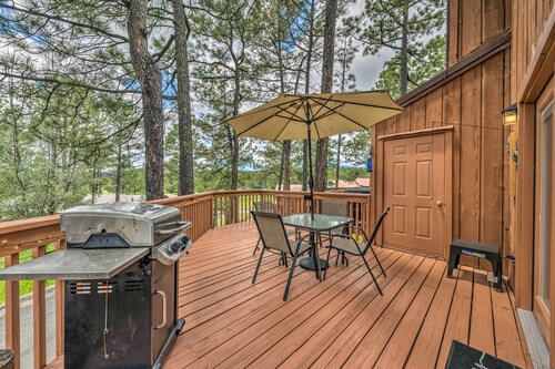 Hike, Golf & Explore: Ruidoso Retreat w/ Deck!