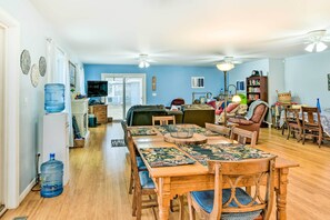 House (3 Bedrooms) | Interior - Waterfront Gladwin Home w/ Deck + Fire Pit! (Gladwin)