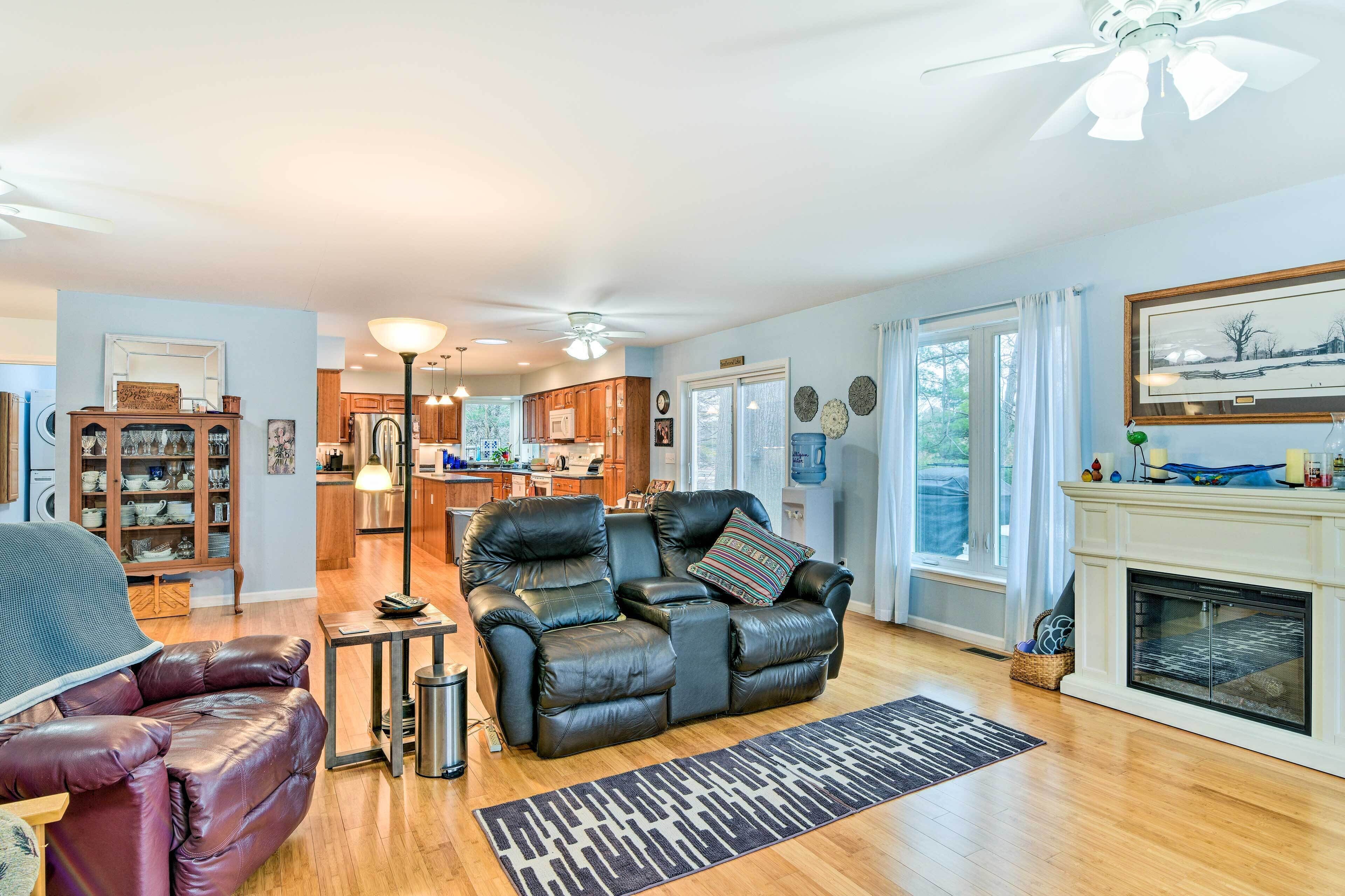 Waterfront Gladwin Home w/ Deck + Fire Pit!