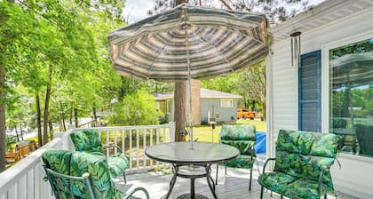 Waterfront Gladwin Home w/ Deck + Fire Pit!