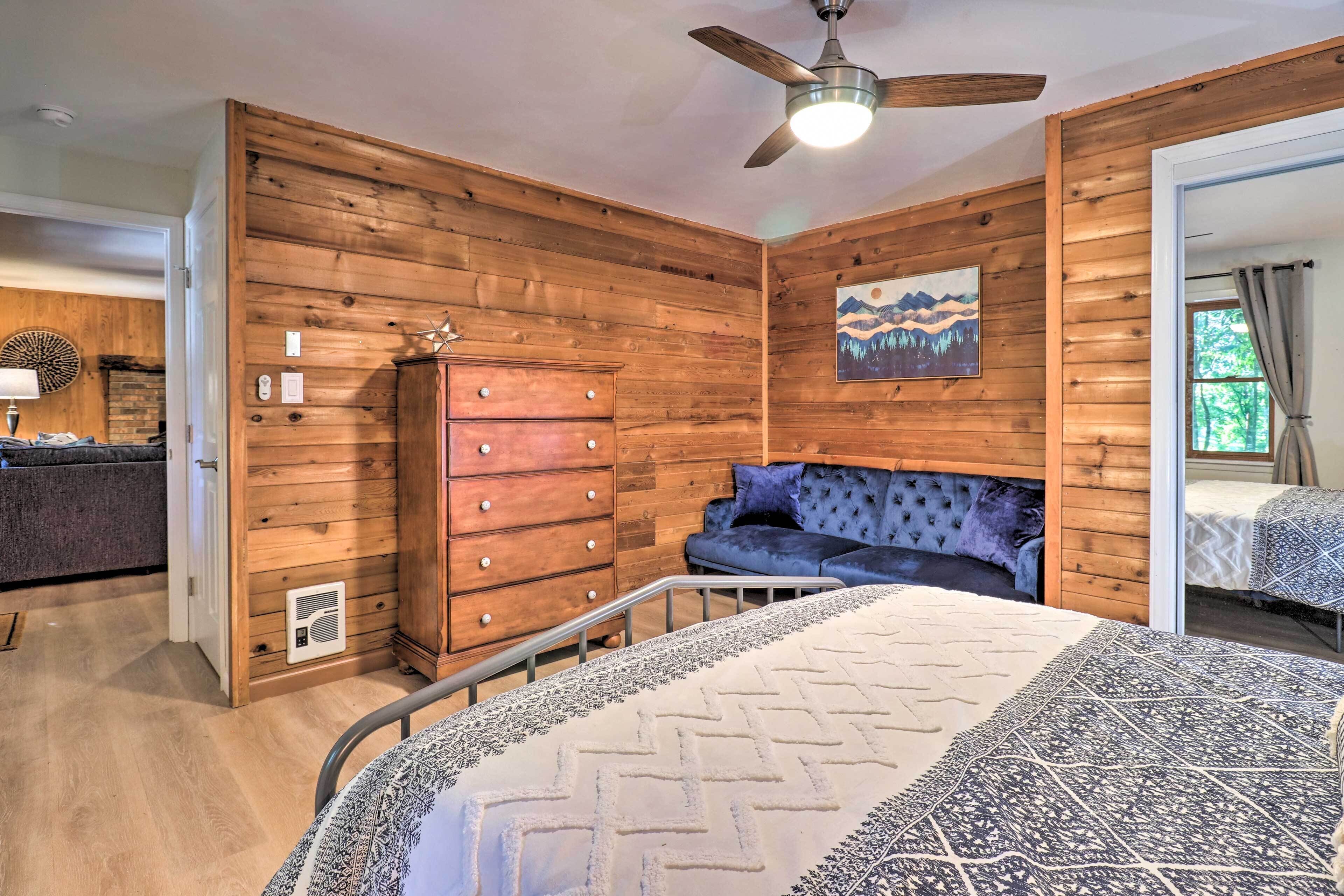 Weaverville Home w/ Wraparound Deck & Fire Pit!