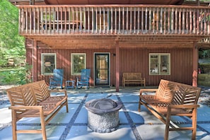 House (3 Bedrooms) | Front of property - Game Room + Fire Pit: Weaverville Family Home! (Weaverville)