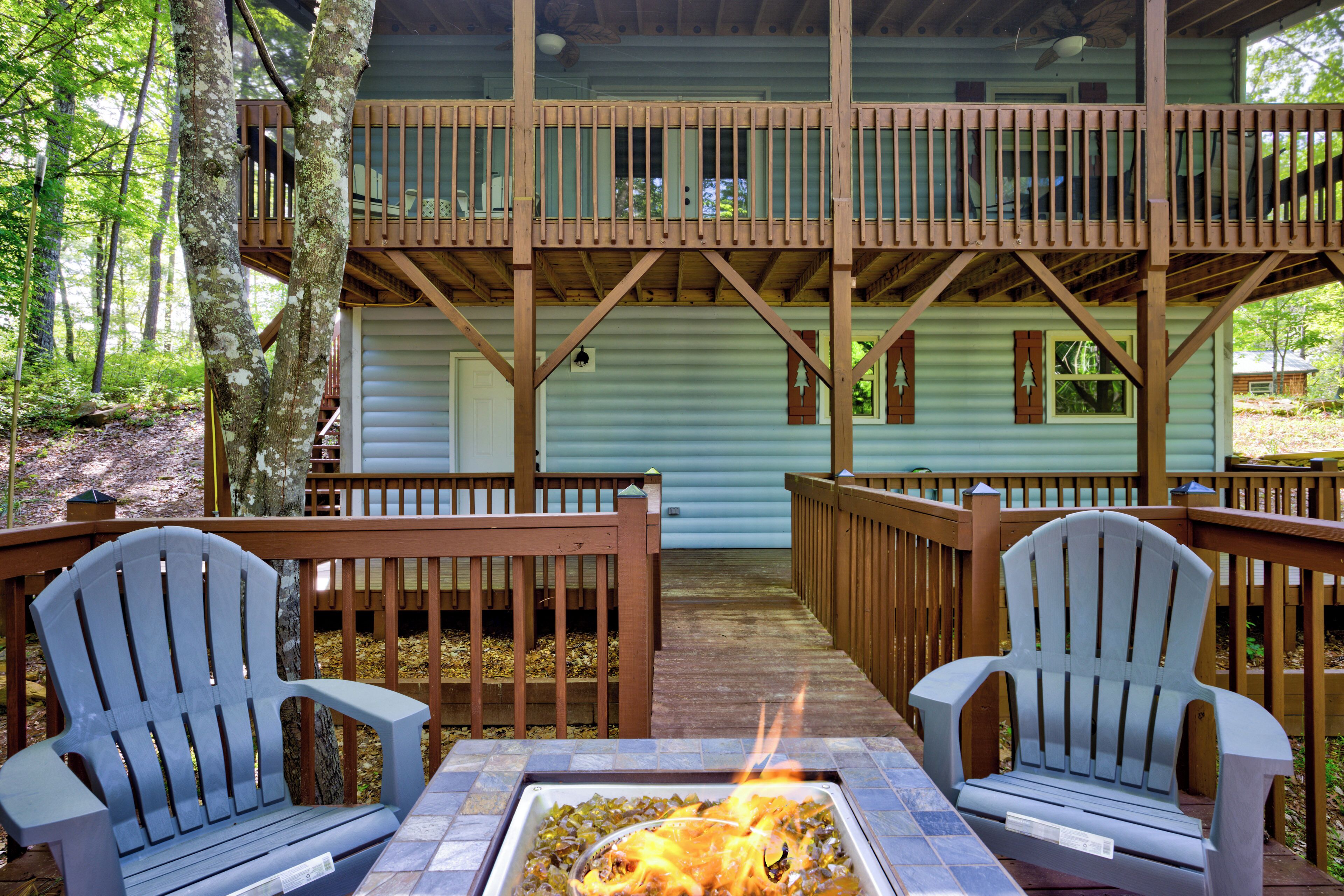 Blue Ridge Mountain Cabin Rental w/ Fire Pit!