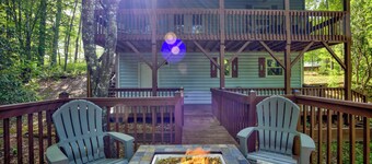 Blue Ridge Mountain Cabin Rental w/ Fire Pit!
