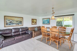 House (2 Bedrooms) | Interior - Cliffside Lighthouse Beach Home w/ Ocean View (Coos Bay)