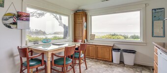 Cliffside Lighthouse Beach Home w/ Ocean View