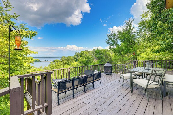 Lake-view Home W/ Deck + Gas Grill In Bernice! - Oklahoma