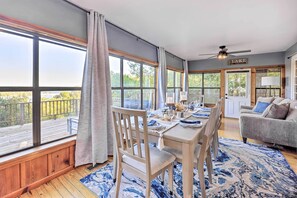 House (2 Bedrooms) | Interior - Lake-view Home w/ Deck + Gas Grill in Bernice! (Afton)