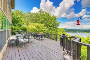 House (2 Bedrooms) | Interior - Lake-view Home w/ Deck + Gas Grill in Bernice! (Afton)