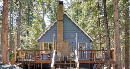 3 Mi to Big Trees State Park: Cabin w/ Scenic Deck
