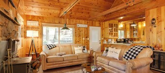 3 Mi to Big Trees State Park: Cabin w/ Scenic Deck