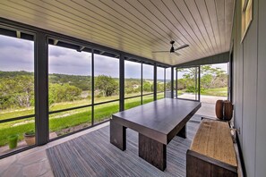 Dining - Rural Texas Escape on 10 Acres w/ Deck & Sunroom! (Wimberley)