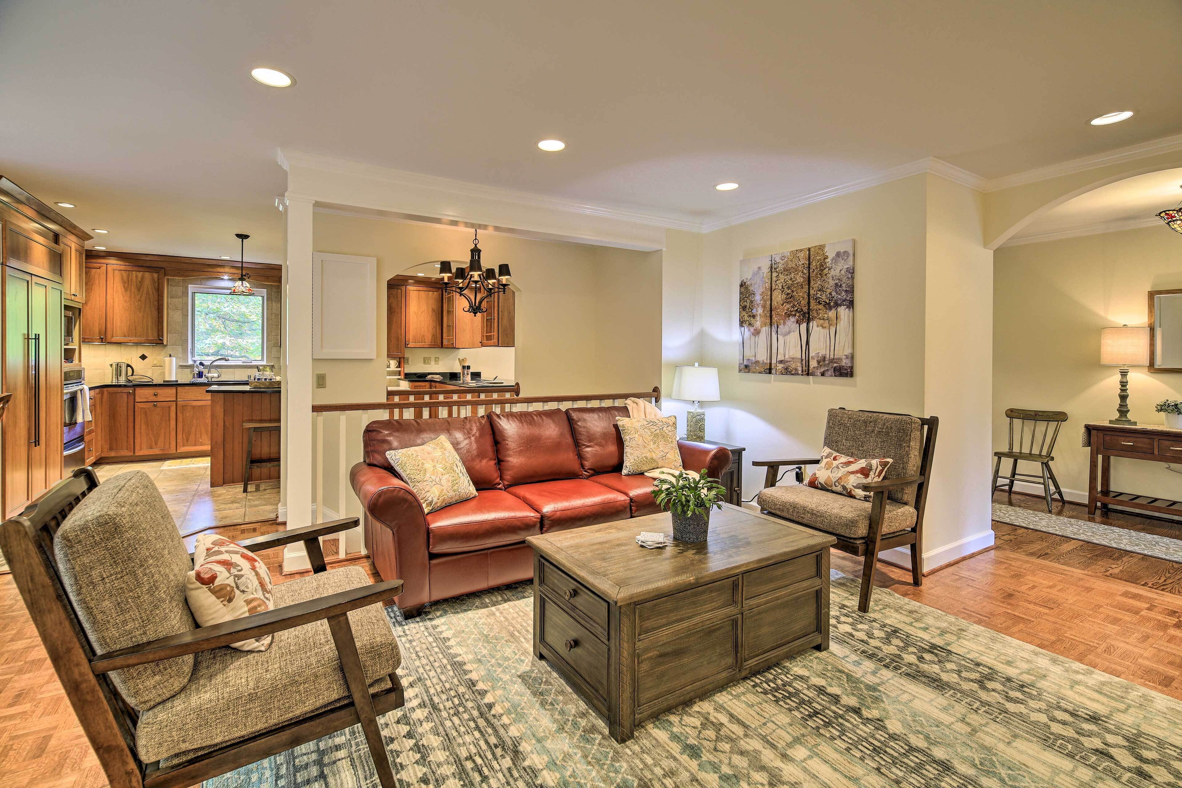 Updated Ranch-style Home w/ Scenic Deck, Pond