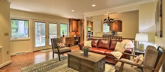 Updated Ranch-style Home w/ Scenic Deck, Pond