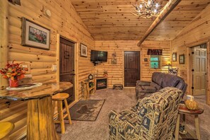 House (2 Bedrooms) | Interior - Updated Manistique Log Cabin, Yard & Fire Pit (Manistique)
