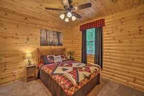 House (2 Bedrooms) | Interior - Updated Manistique Log Cabin, Yard & Fire Pit (Manistique)