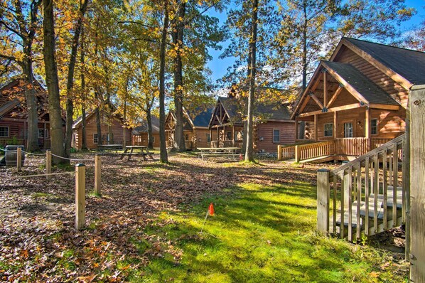 House (2 Bedrooms) | Interior - Rustic Rothbury Cabin w/ Resort Amenity Access! (Rothbury)