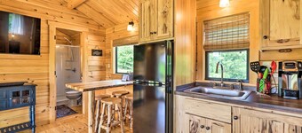 Grill & River Access: Tiny Cabin in Sparta!