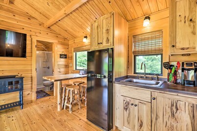 Grill & River Access: Tiny Cabin in Sparta!