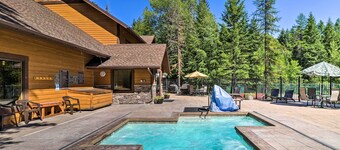 Whitefish Escape w/ Deck: 3 Mi to Ski Resort!