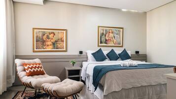 Suíte presidencial, banheira de hidromassagem | Vista do quarto