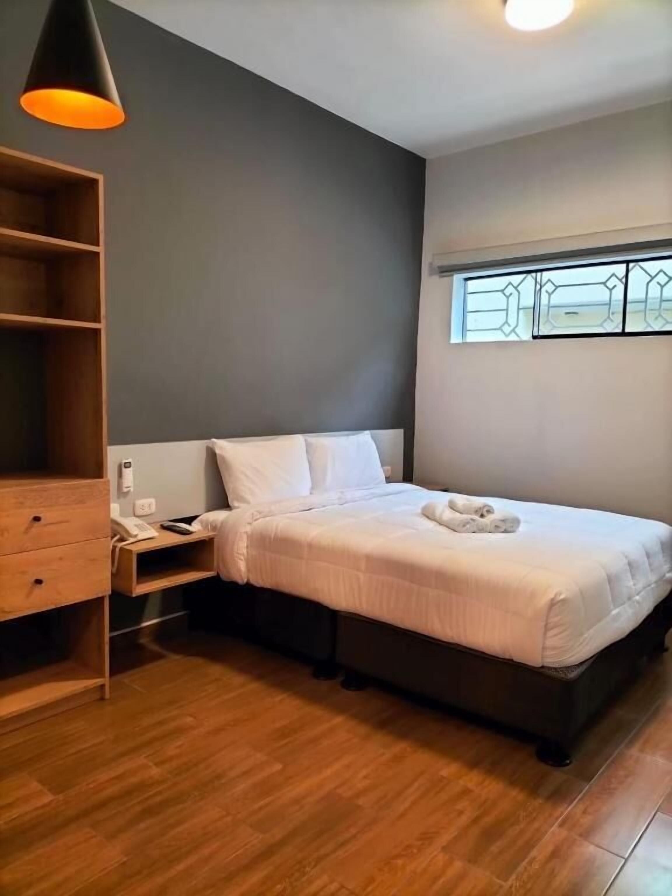 Down comforters, Select Comfort beds, in-room safe, desk