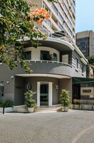 Fachada de la propiedad