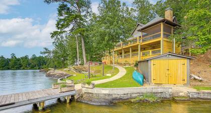 'arcade Cove' - Lake Martin Home w/ Private Dock!