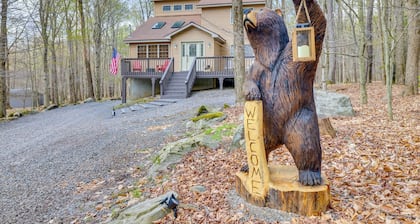 Hot Tub & Game Room: Cozy Big Bass Lake Home!