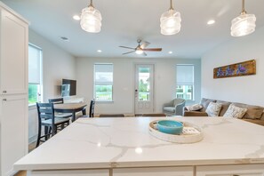 Interior - Modern Waveland Home w/ Deck - Walk to the Beach! (Waveland)