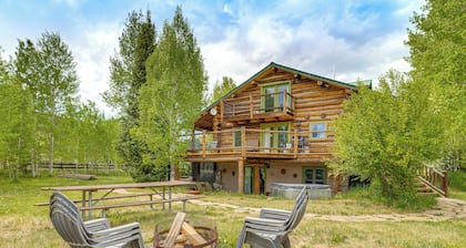 Log Home on 40-acre Crested Butte Ranch