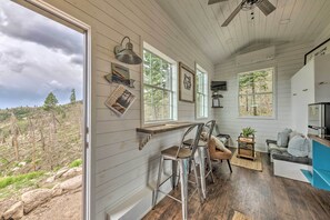 Interior - 14 Mi to Ski Apache: Mountaintop Cabin w/ View (Alto)