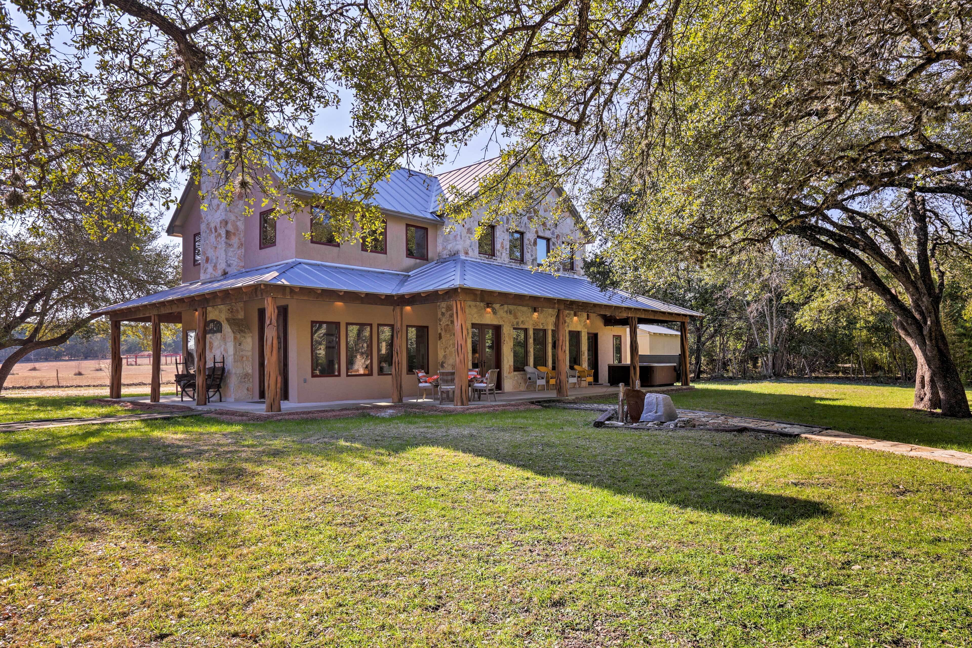 Riverfront Blanco Home w/ Shaded Porch + Hot Tub