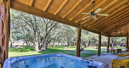 Riverfront Blanco Home w/ Shaded Porch + Hot Tub