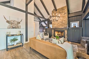 House (3 Bedrooms) | Interior - Mountain Retreat w/ 2 Fireplaces & 3 King Suites (Cashiers)