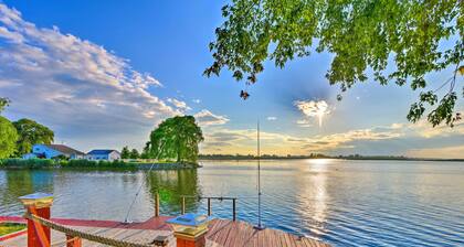 Waterfront Saginaw Bay Retreat w/ Grill & Yard!