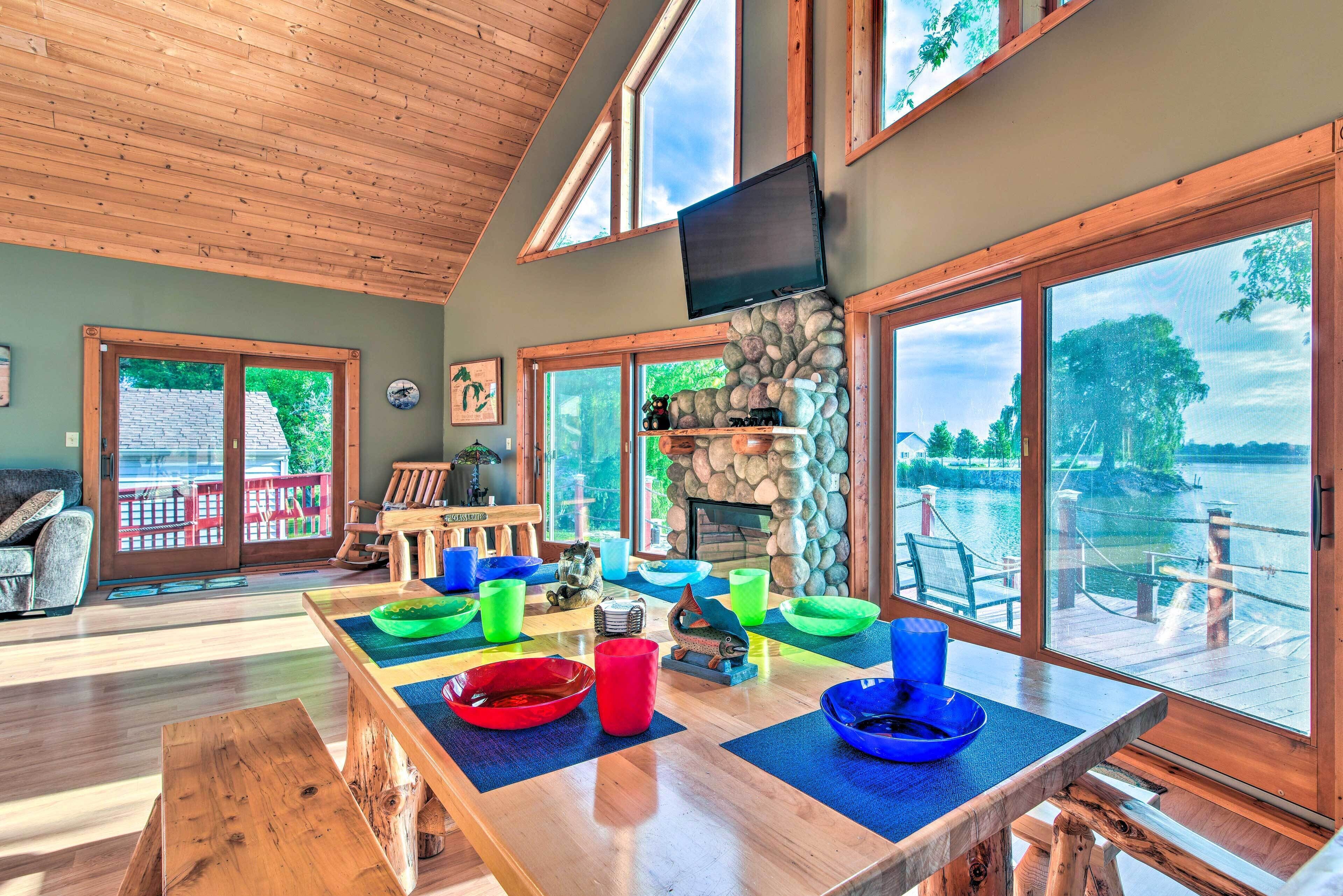 Waterfront Saginaw Bay Retreat w/ Boat Dock!