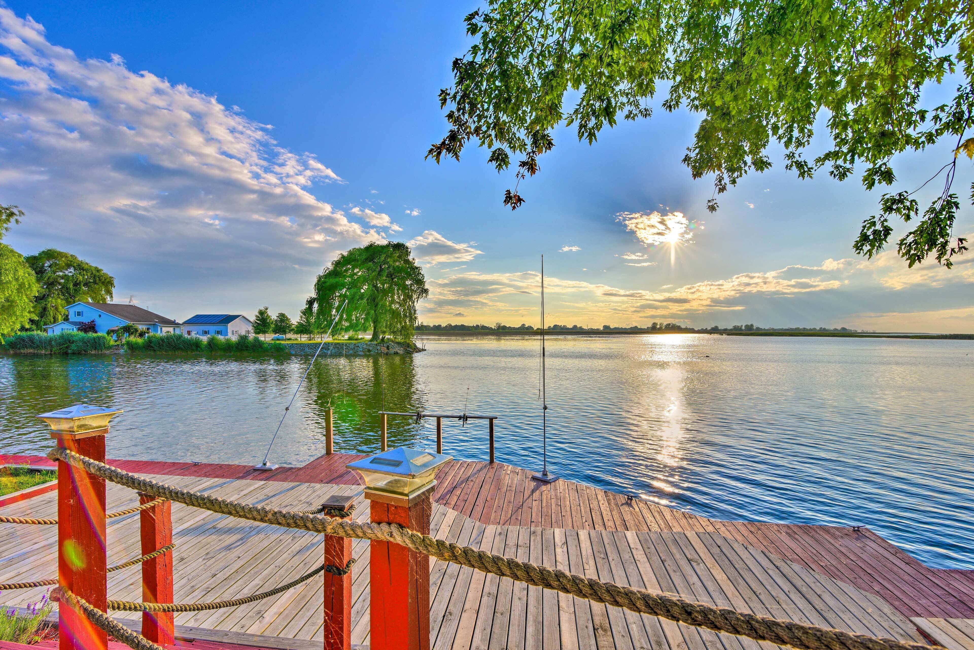 Waterfront Saginaw Bay Retreat w/ Boat Dock!