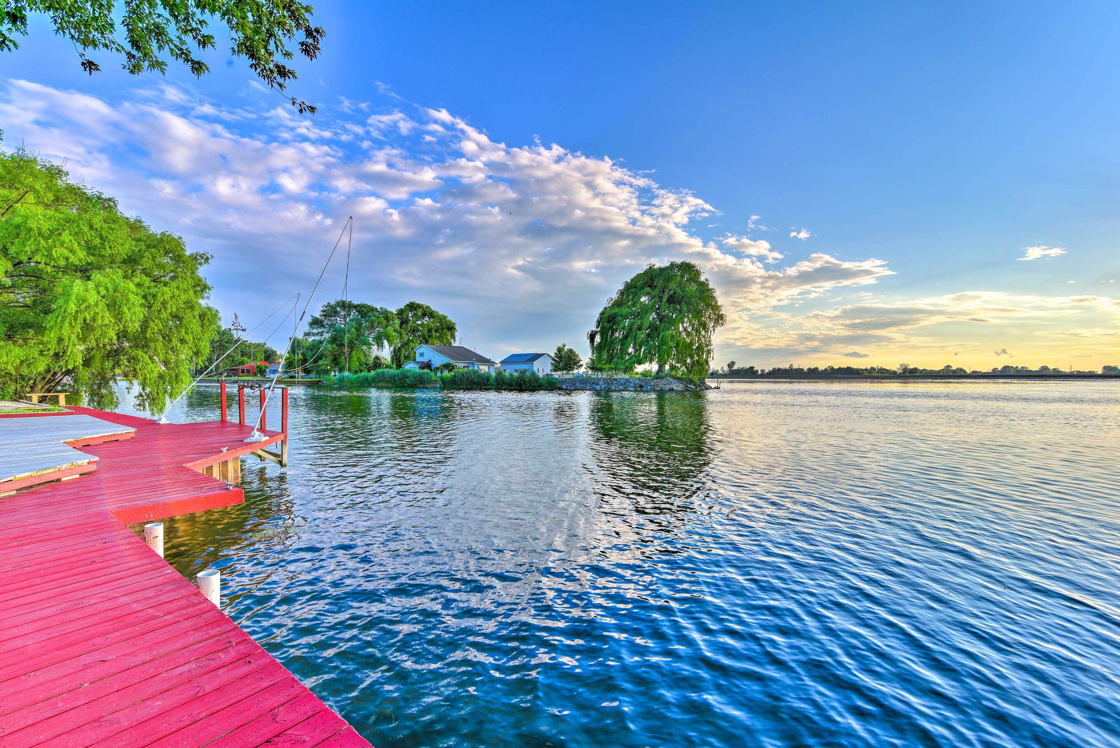 Waterfront Saginaw Bay Retreat w/ Boat Dock!