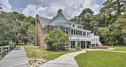 Waterfront Sunset Beach Escape w/ Dock & Golf View