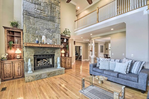 Waterfront Sunset Beach Escape w/ Dock & Golf View