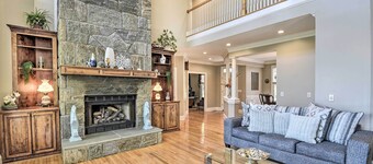 Waterfront Sunset Beach Escape w/ Dock & Golf View