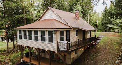 Waterfront Sebec Lake Home w/ Yard + Fire Pit