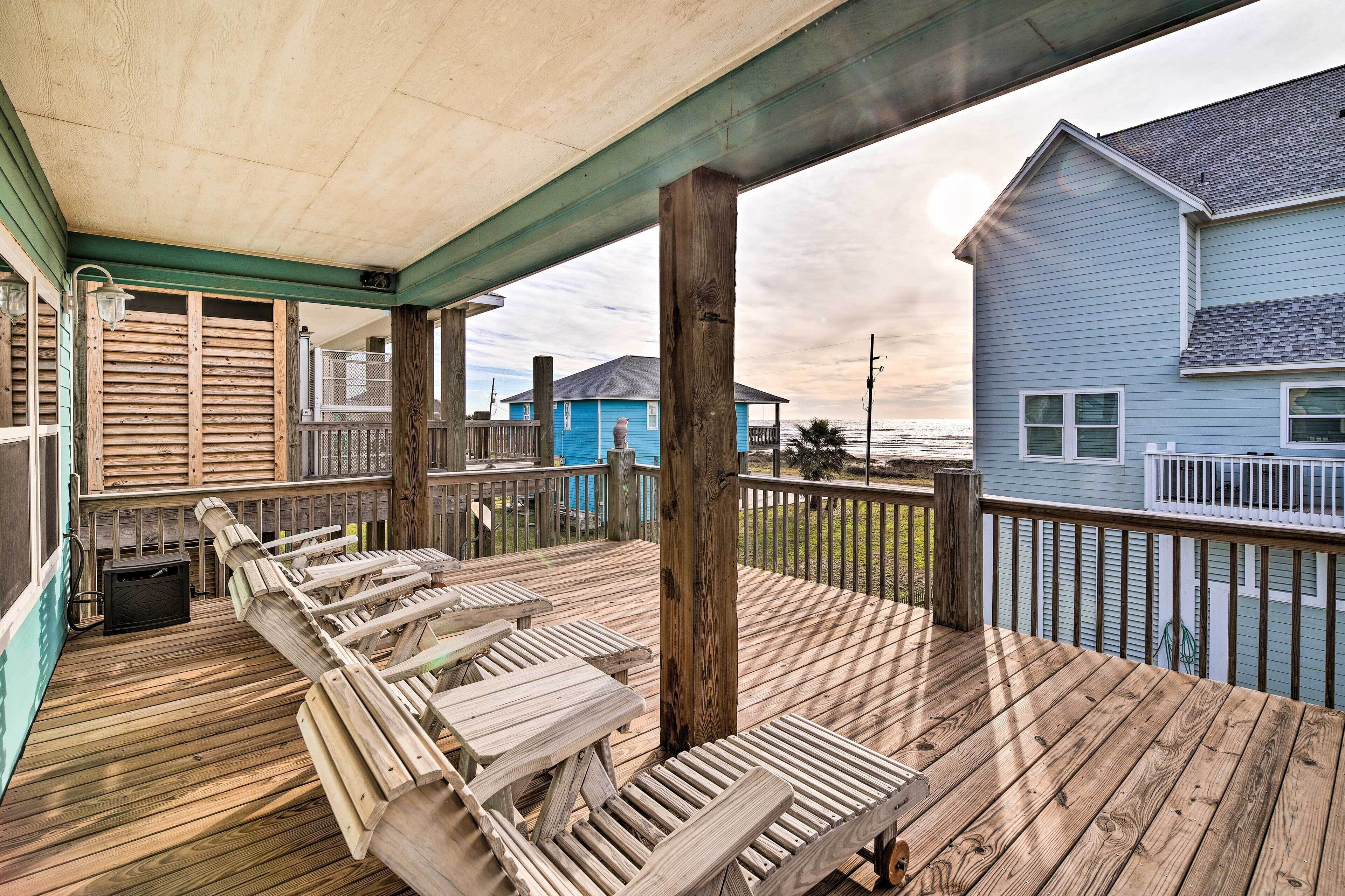 Wave on Wave Home w/ Deck, Grill & Ocean Views!