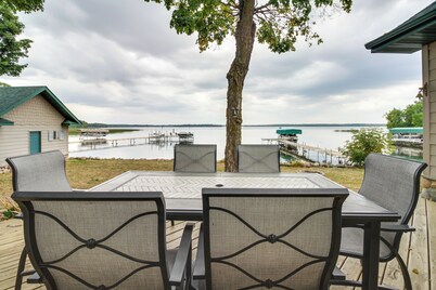 Lakefront Isle Escape w/ Dock + Fire Pit!