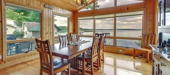 Lakefront Isle Escape w/ Dock + Fire Pit!