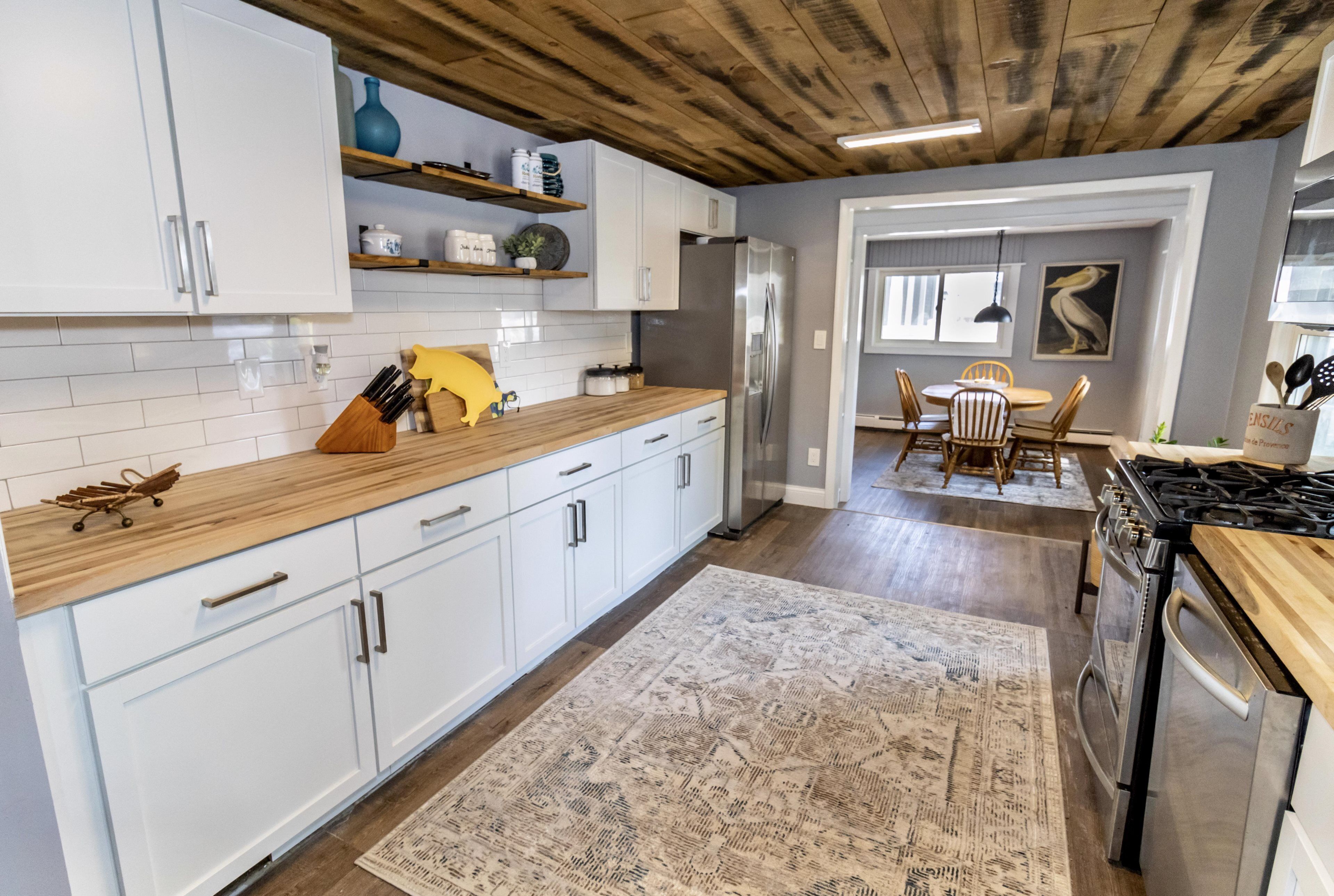 3 bedroom 2 bath home in Elk Rapids with parking for boat trailer