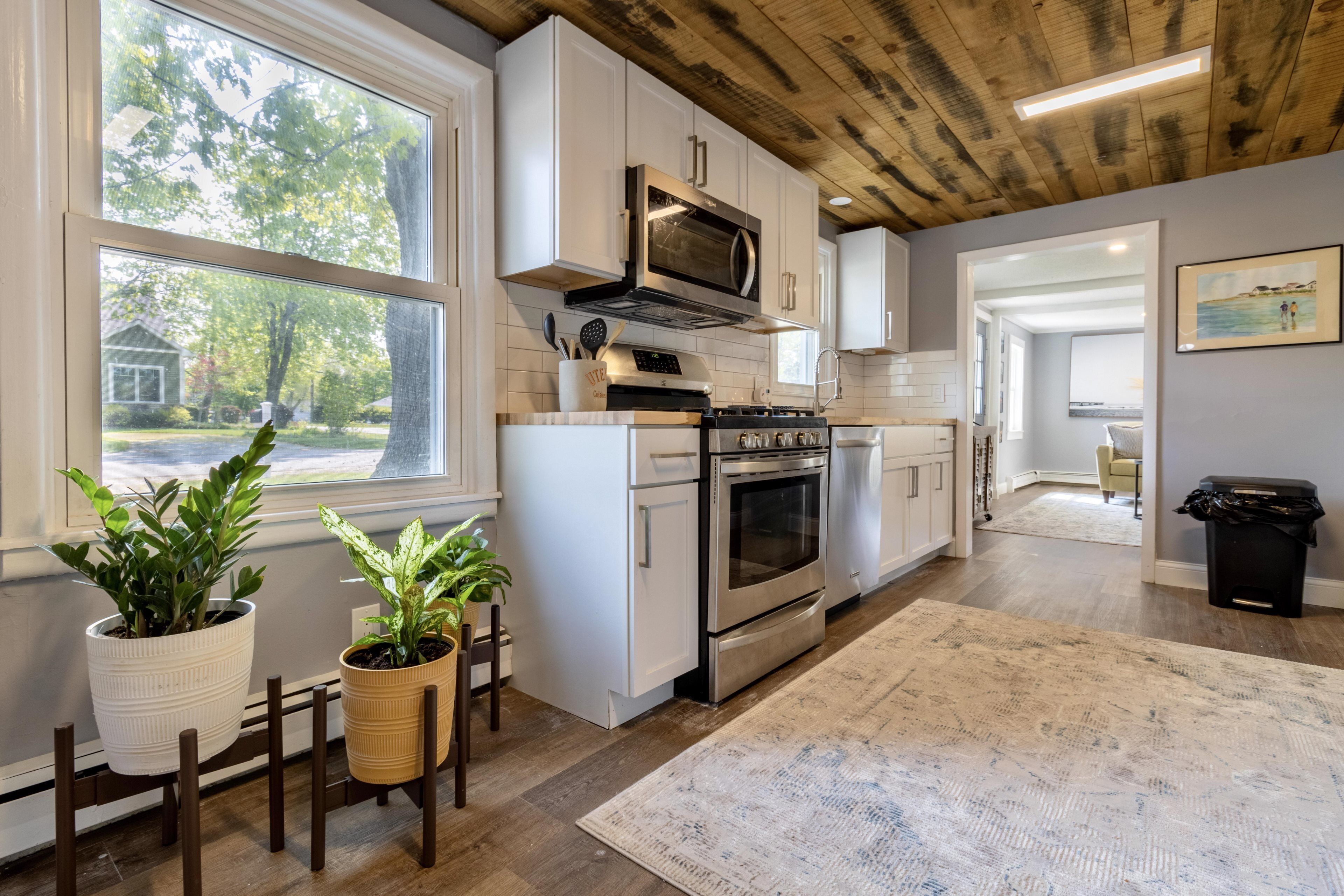 3 bedroom 2 bath home in Elk Rapids with parking for boat trailer